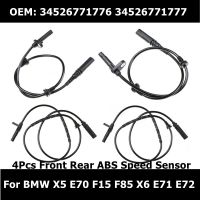 34526771776 34526771777 Car Essories 4Pcs Front Rear ABS Speed Sensor For BMW X5 E70 F15 F85 X6 E71 E72 ABS Sensor