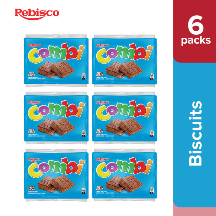 Combi Triple Choco Sandwich 30g X 10pcs Set Of 6 Lazada Ph 8138