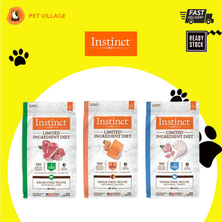 INSTINCT Limited Ingredient Diet GrainFree Recipe With Real Lamb/Real