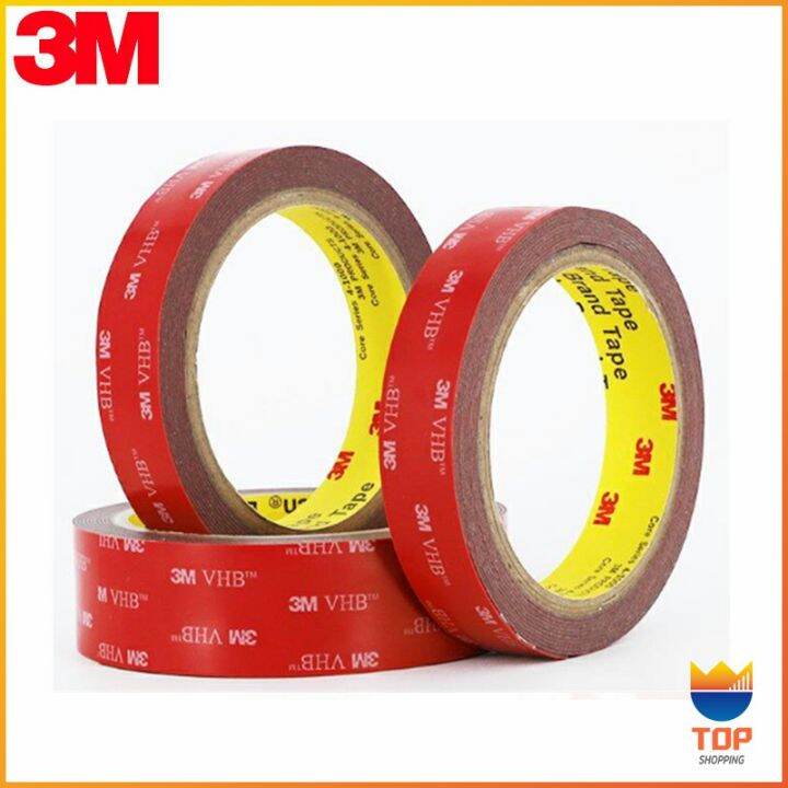 top-ทปกาวสองหน้า-3m-กาวโฟม-เทปกาวสองหน้ากันน้ำ-3m-double-sided-tape