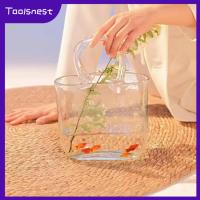 Toolsnest แจกันกระจกโมเดิร์นแจกันดอกไม้ Terrarium กระเป๋าถือการจัดดอกไม้รูปร่างสำหรับโต๊ะบ้านไร่ห้องครัวสวน