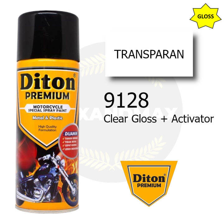 Pilox Cat Diton Premium 9128 Clear Gloss + Activator 400 ml Lazada