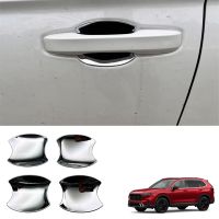 Car Chrome Silver External Door Handle Bowl Cover ABS Kits Cup Cavity Trim Insert Catch Molding for -V 2022 2023