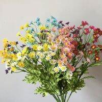 Daisies Artificial Flowers Outdoor UV Resistant Colorfast Plastic Plants Chamomile Home Decor Windows Outdoor Plastic Flowers