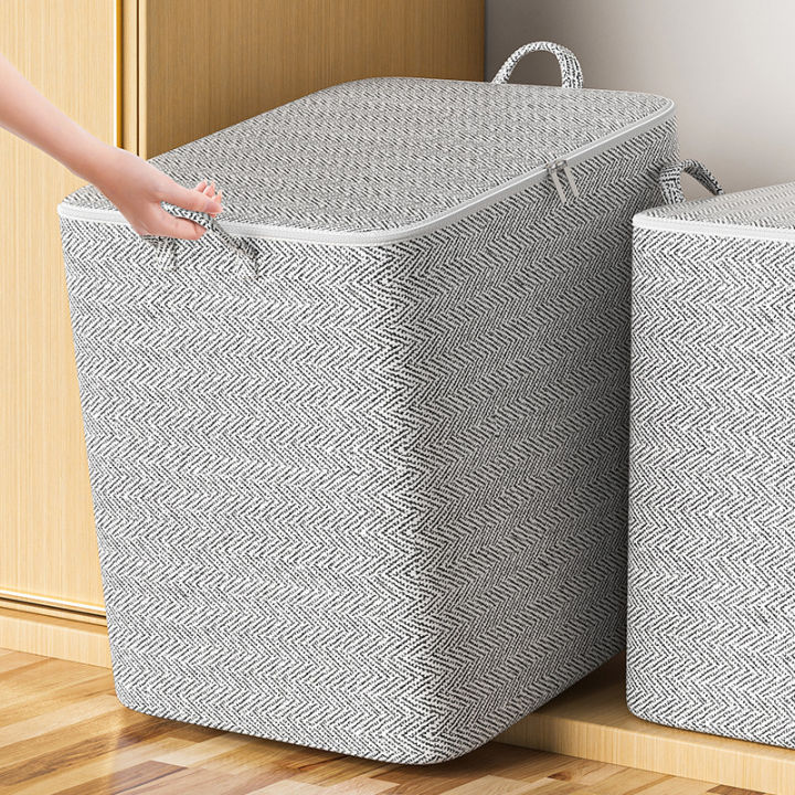 1pc Plastic thickened storage basket, household clothing storage