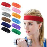 【cw】 1PCS StretchBandHeadbandGym Elastic Fashion MensAbsorbing Breathable Hair Band Sweat Sweatband ！