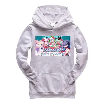 toca boca and gacha life | Kids Pullover Hoodie