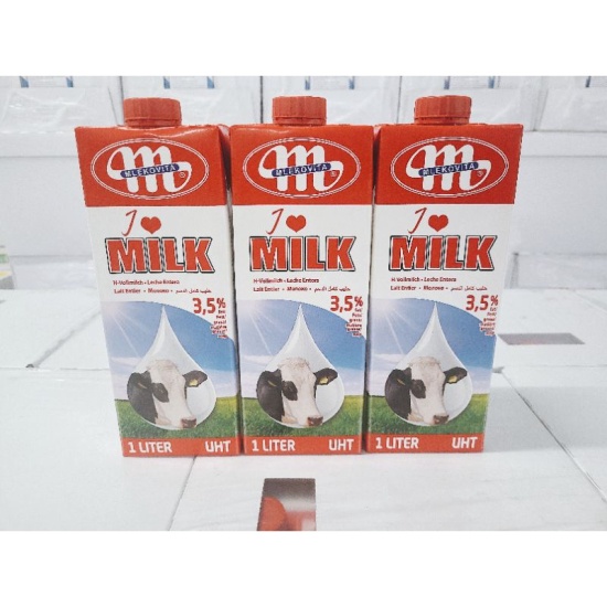 Combo 2 hộp sữa tươi nguyên kem mlekovita 1l - sữa ba lan nhập khẩu - ảnh sản phẩm 3