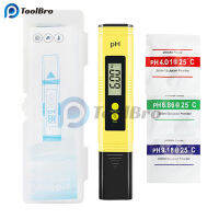 LED Digital PH Meter ปากกาทดสอบคุณภาพน้ำ High Precision Portable PH Monitor Detector For Aquarium Hydroponics With Calite