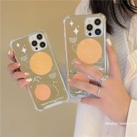 เคส สำหรับ ไอโฟน เคสซิลิโคน สินค้าพร้อมส่งจากไทย case สำหรับ iPhone 13 12 11 Pro max PLANET ส้ม TPU-S1165