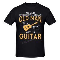 Fashion Leisure Never Underestimate An Old Man With A Guitar T-shirt Streetwear  Graphics Tshirt s Tee - T-shirts - AliExpress