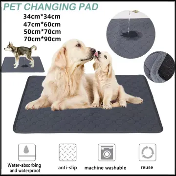 Happy date Washable Pee Pads for Dogs Reusable Pet Pee Pad
