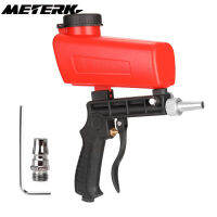 METERK แบบพกพา DIY มินิระเบิดอุปกรณ์90psi Sandblaster Antirust ปรับเครื่องพ่นทราย