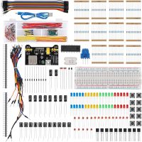 (Allen Materials) ส่วนประกอบอิเล็กทรอนิกส์สนุกชุดโมดูลแหล่งจ่ายไฟจัมเปอร์ลวด830ขาเขียงหั่นขนมแม่นยำมิเตอร์ต้านทานสำหรับ A Rduino