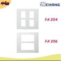 CHANG  รุ่น Y-Series หน้ากาก 4-6 ช่อง สีขาว