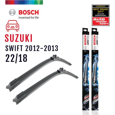 Bosch ใบปัดน้ำฝน Suzuki Swift ปี 2012-2017 ขนาด 22/18 นิ้ว รุ่น Aerotwin