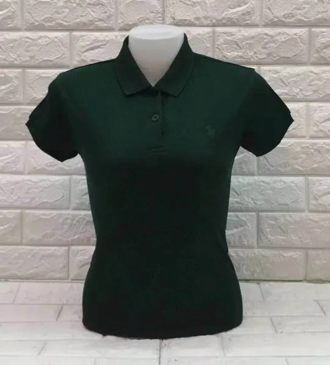 polo shirt plain for womens Lazada PH