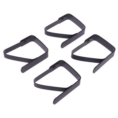 4 Pcs Black Black Tablecloth Clip Tablecloth Fixing Clip 5X4cm Tablecloth Clip for Buffet Banquet/Barbecue/Garden Party