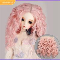 NAMEINB 15100cm DIY อุณหภูมิสูง 1/6 1/4 1/3 เครื่องประดับ ผมตุ๊กตา สกรู Periwig วิกผมหยิก ตุ๊กตายาง