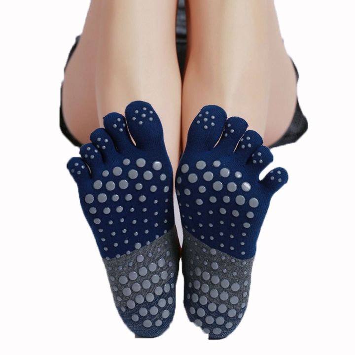 FARRA Soft Breathable Pilates Dance Socks Dance Sock Non-slip Silicone Dot  For Ladies Cotton Gym Socks For Women Slippers Five-finger Socks Female  Hosiery Ballet Socks Yoga Socks