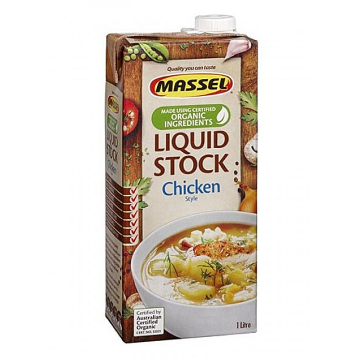 MASSEL PLANT BASED ORGANIC LIQUID STOCK CHICKEN STYLE 1L Lazada