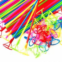 ☑✗❅ 10Pcs 40CM Multicolor Latex Balloon Stick and Cups PVC Rods Balloons Holder For Wedding Christmas Birthday Party Decorate
