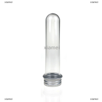 xiamei 10pcs Lab 30ml PET Test Tube ขวดสกรู caps ขวดพลาสติกแบบใสสำหรับการจัดเก็บขนม