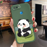 สำหรับแพนด้าน่ารัก?สำหรับ Realme 2 Pro เคสหลังหนังแบบบางเคส PU เคสมือถือ