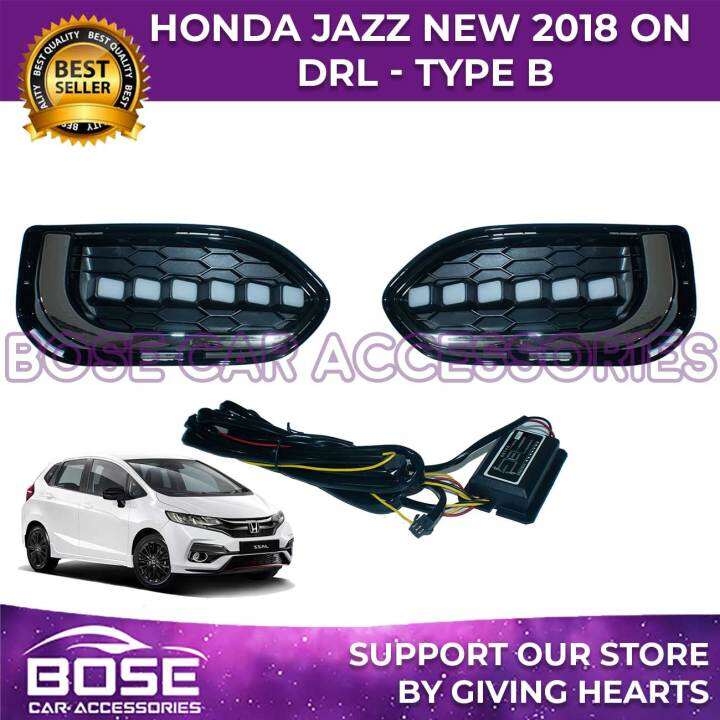 Honda Jazz / Fit 2018 2019 2020 2021 2022 DRL Type B Daytime Running ...