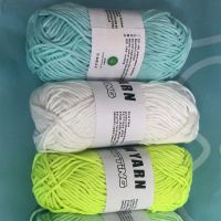 【CW】✵✓  New knitted 50g Colorful dyed yarn Cotton