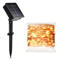 LED Solar Fairy Lights Outdoor Solar Lights Waterproof Solar Lights with 8 Modes Decoration for Garden Patio Gate