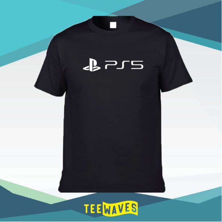 เสื้อยืด-พิมพ์ลาย-playstation-5-นิ้ว-สําหรับผู้ชายs-5xl