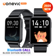 Uonevic Đồng hồ thông minh T10 mới nhất 1.65 inch Oxy trong máu Đo nhiệt độ cơ thể Cuộc gọi Đồng hồ Điện thoại Đồng hồ thông minh cho điện thoại thumbnail