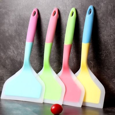 【CW】 Non stick Turners Food Lifters Scraper Beef Meat Egg Wide Pizza Shovel Silicone Spatulas Utensils