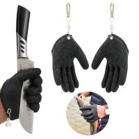 Fishing Gloves Anti-Slip Hand from Puncture Scrapes Catch Left/Right