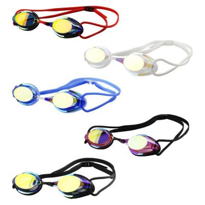 Swim Goggles Professional Swimming Goggles for Competition Anti-fogging Water-proof Leak-proof Plating Adult Pool Goggles for Women and Men ordinary