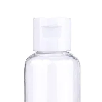 50PCS Flip Top Bottle 10 30 50 60 100ML Empty Transparent Plastic Water Bottle Travel Cosmetic Lotion Packaging Container