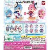 [มิอ1/ไม่มีใบปิด] Re Zero Rem &amp; Ram Assort 3 Gashapon การ์ตูน Re:Zero kara Hajimeru Isekai Seikatsu