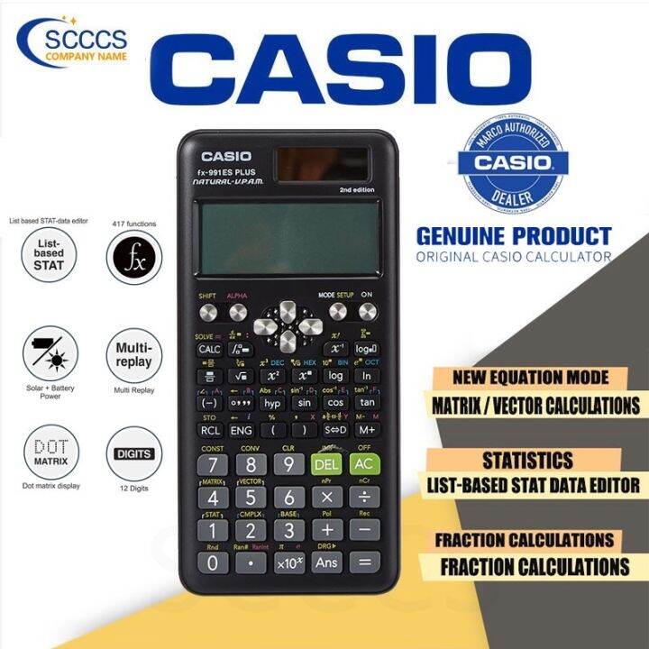 【Ready Stock】 Casio Scientific Calculator Function Latest Version FX ...