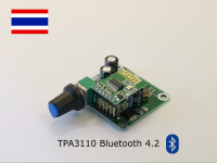 แอมป์จิ๋วบูทูธTPA3110 Bluetooth 4.2สเตอริโอ15W + 15W 12V 24V สินค้าในไทยพร้อมส่ง