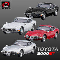 2000GT LCD โตโยต้ารถ Diecast รถสปอร์ตคลาสสิกของเล่นสำหรับเด็กผู้ชายของขวัญวันเกิดคอลเลกชันรถ Kids Toys