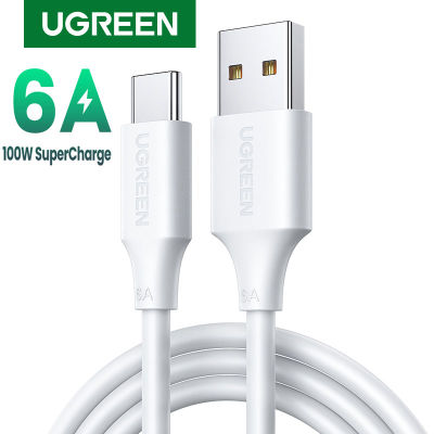 UGREEN 100W USB Type C Cable 6A For Huawei Honor 66W Fast Charging Charger USB C Data Cord Cable For Xiaomi USB C Super Charge Cables  Converters