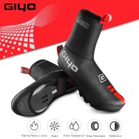 Giyo รองเท้าฝนครอบคลุมรองเท้าขี่จักรยาน Neoprene ความร้อนฤดูใบไม้ผลิฤดูหนาวจักรยาน Overshoes MTB Boot ครอบคลุมจักรยานถนนรอบรองเท้า