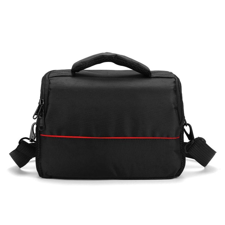 กระเป๋าถือ-sejue4373สีดำนิ่มกันกระแทกกระเป๋ากล้องไนลอนสำหรับกล้องกระเป๋าสะพายไหล่กระเป๋าถือ