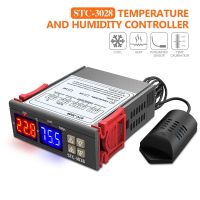 DIYMORE STC-3028 เครื่องควบคุมความชื้นและอุณหภูมิ AC110-220V 10A จอแสดงผล LED แบบคู่