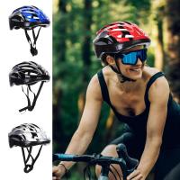 Ultralight Cycling Helmet Road MTB Helmet Cycling Safety Caps Racing Bike Equipments Women Men Integrally-Molded Bicycle Helmet Nails Screws Fasteners