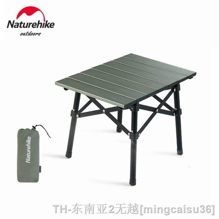 hyfvbu-naturehike-camping-table-aluminum-alloy-folding-outdoor-barbecue-with-carry