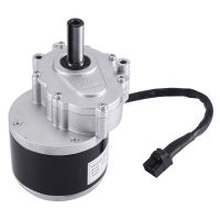 250W 24V Low Speed Brush Motor, 44mm Longer Shaft, Shaft Diameter 17mm , Wheel Chair Used DC Gear Brushed Motor