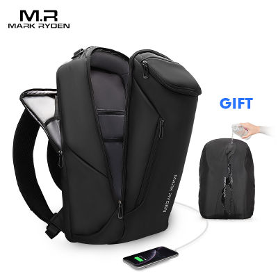 TOP☆Mark Ryden Waterproof Travel Business Men Backpack Anti-thief Fashion Men Backpack 15.6 inch Laptop Bag Man USB Charging port Bags