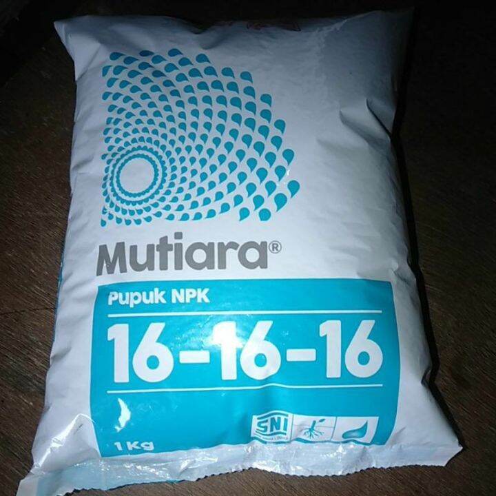 Pupuk NPK MUTIARA 16-16-16 Kemasan 1kg | Lazada Indonesia